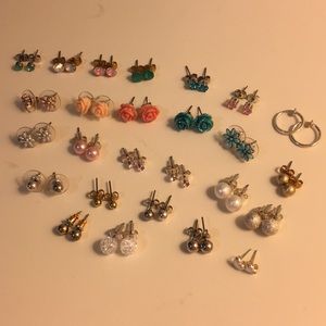 Various Claire’s earrings